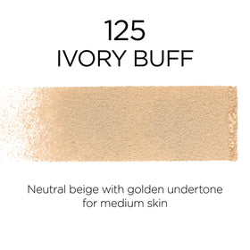 L'Oreal Paris open pan texture close-up showing fine powder finish for smooth application