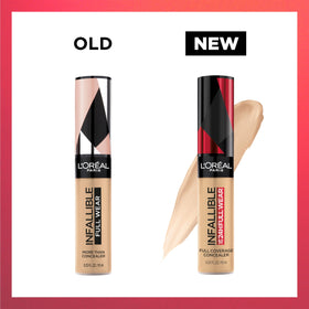 L'Oreal Paris Ivory swatches on arm showing shade match options