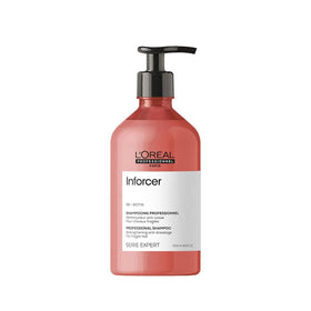 L'Oréal Professionnel Paris front bottle showing product and benefits