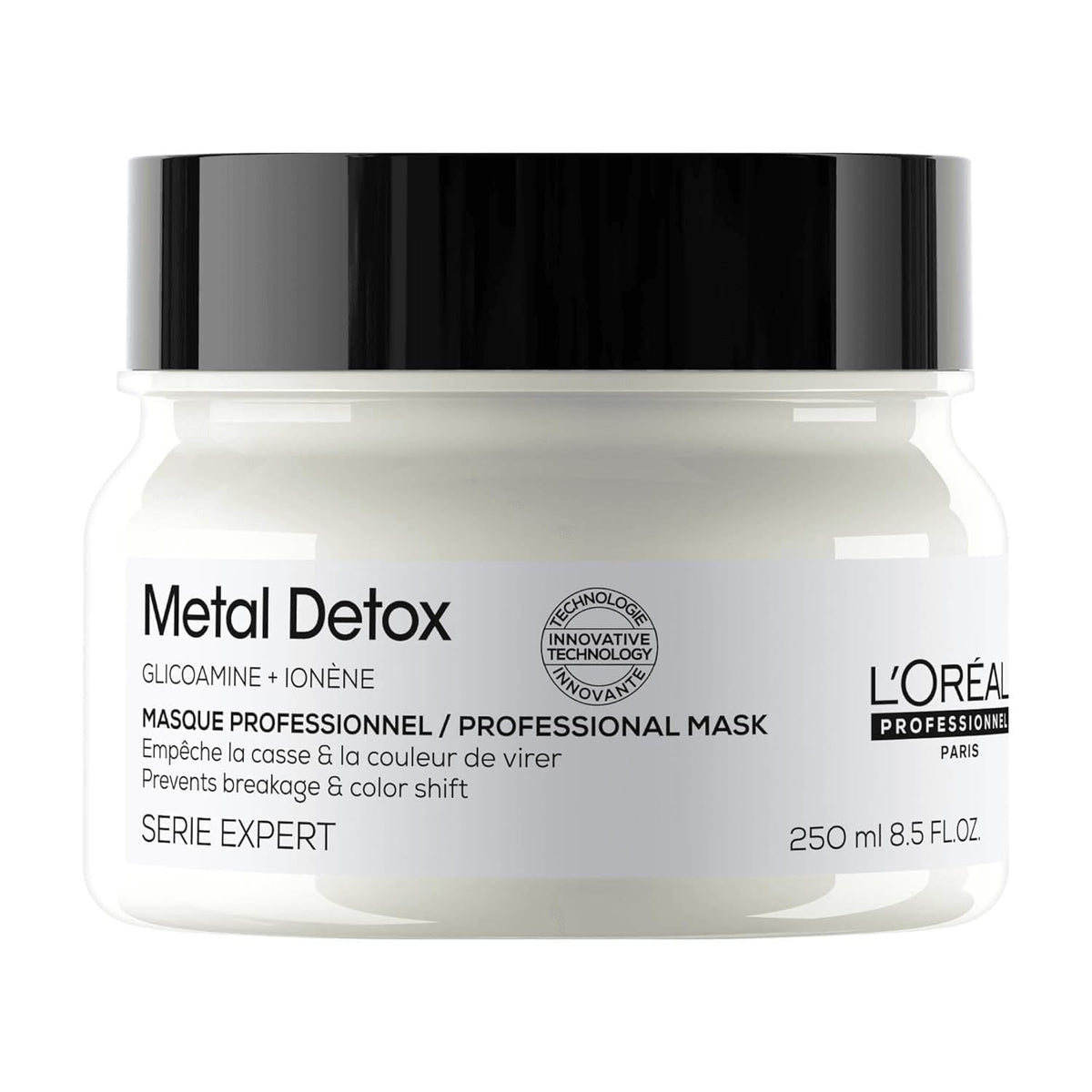 L'Oréal Professionnel Paris mask front packaging showing product benefit