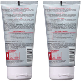 L'Oreal Paris model after rinse showing smoother more radiant-looking skin