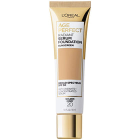 L'Oreal Paris front bottle showing golden ivory shade and compact design benefit visible shade.