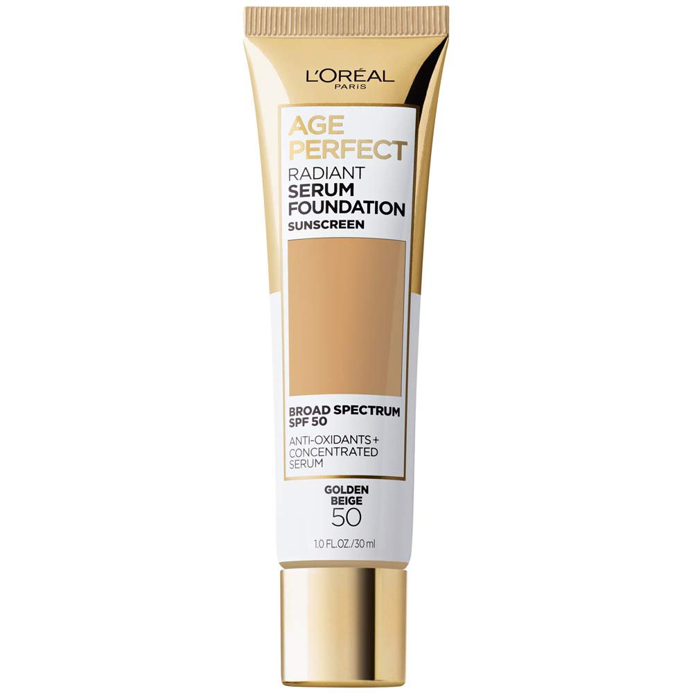 L'Oreal Paris front packaging showing one-ounce foundation, fast coverage benefit