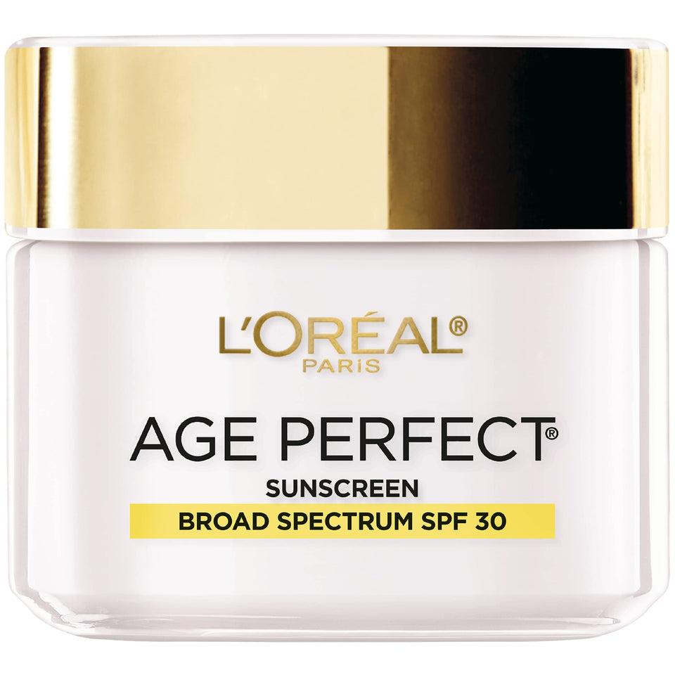 L'Oreal Paris front packaging showing SPF and benefits for visible firmness
