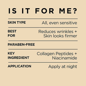 L'Oreal Paris cream on hand ready to apply, demonstrates quick absorption benefit