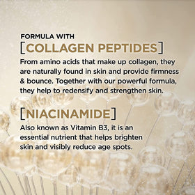 L'Oreal Paris soy seed protein ingredient visual emphasizing elasticity support