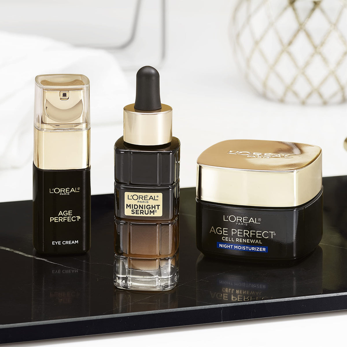 L'Oreal Paris jar next to ruler showing actual 1.7 oz size for scale