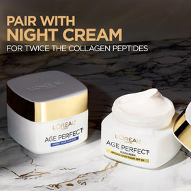L'Oreal Paris application on hand demonstrating smooth, quick-absorbing feel
