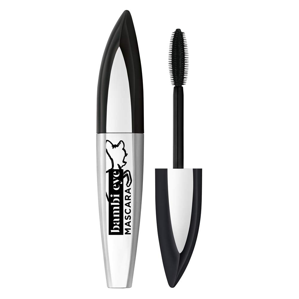 L'Oreal Paris mascara front and wand showing brush for defined lifted lashes