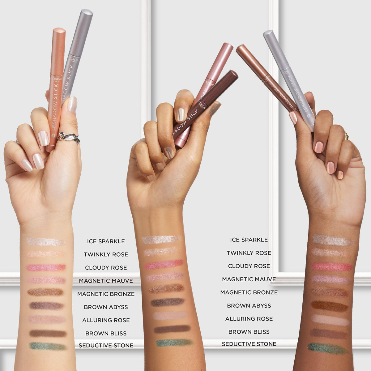 L'Oreal Paris blending with fingertip showing seamless blending benefit
