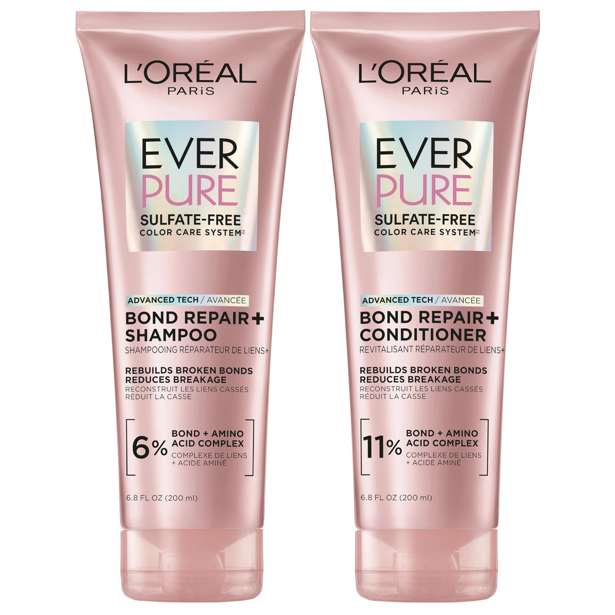 L'Oreal Paris front packaging showing repair set and color-safe benefit