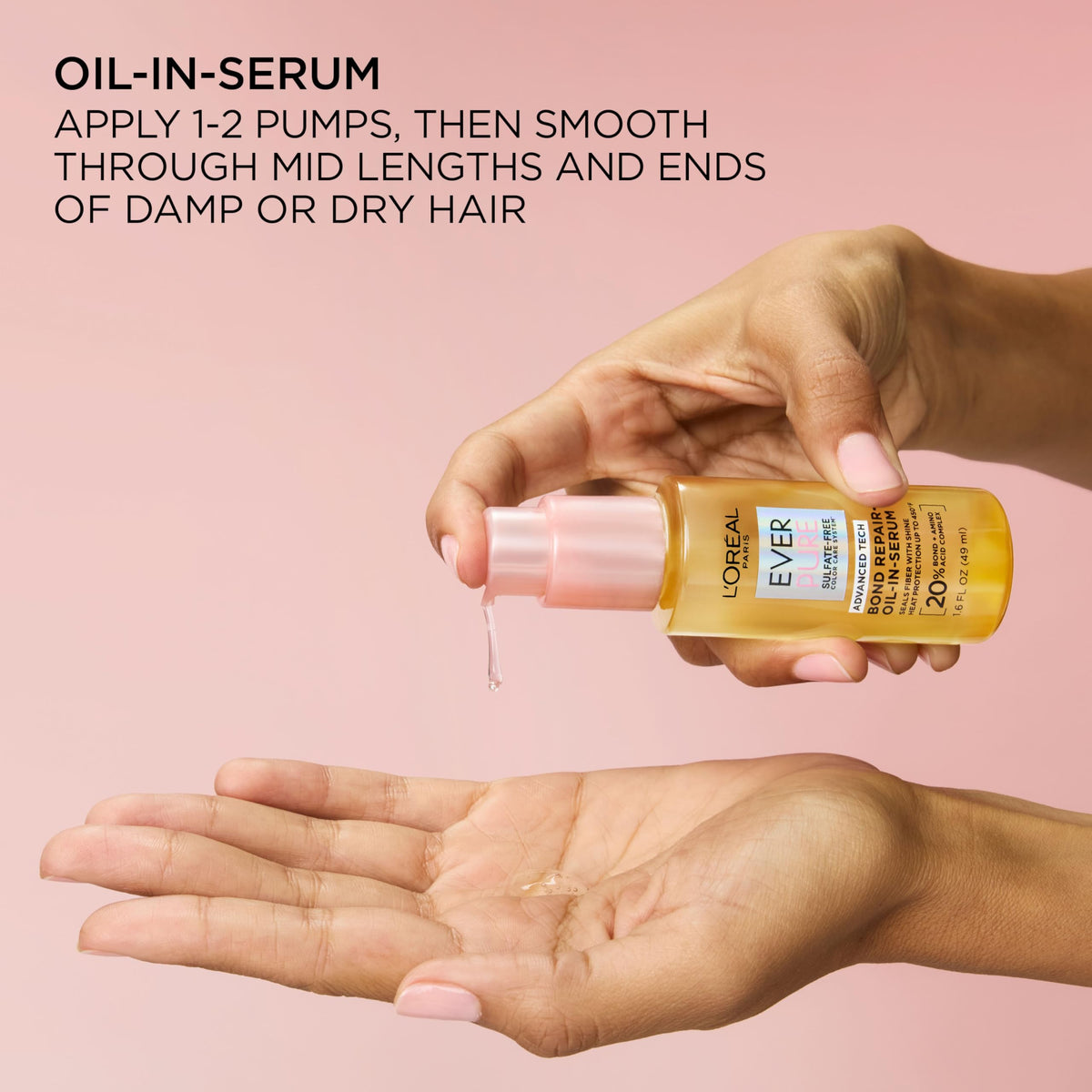 L'Oreal Paris citrus and floral ingredient focus highlighting fragrant benefit