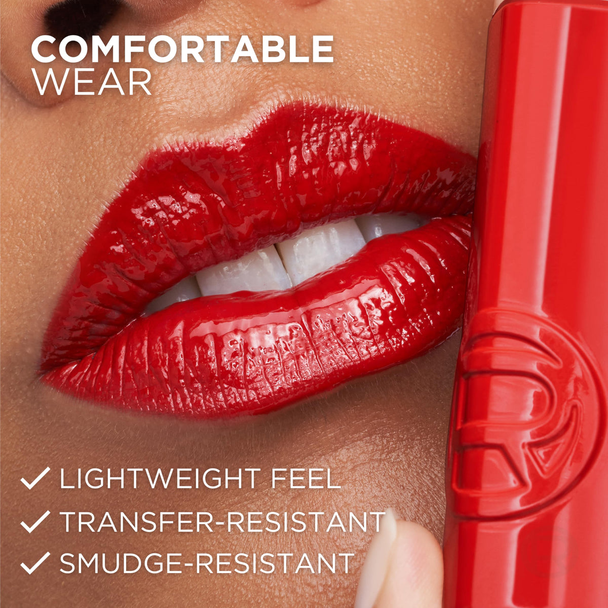 L'Oreal Paris bottle side label with ingredients visible for formula transparency benefit