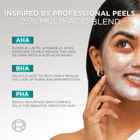 L'Oreal Paris gel texture on hand demonstrating lightweight exfoliant and spreadability