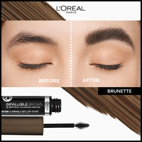 L'Oreal Paris wand closeup showing 3D micro-grip bristles for precise application