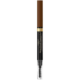 L'Oreal Paris applied to model's left brow demonstrating natural definition