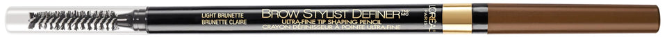L'Oreal Paris Brow Stylist Definer front view, clear packaging and color