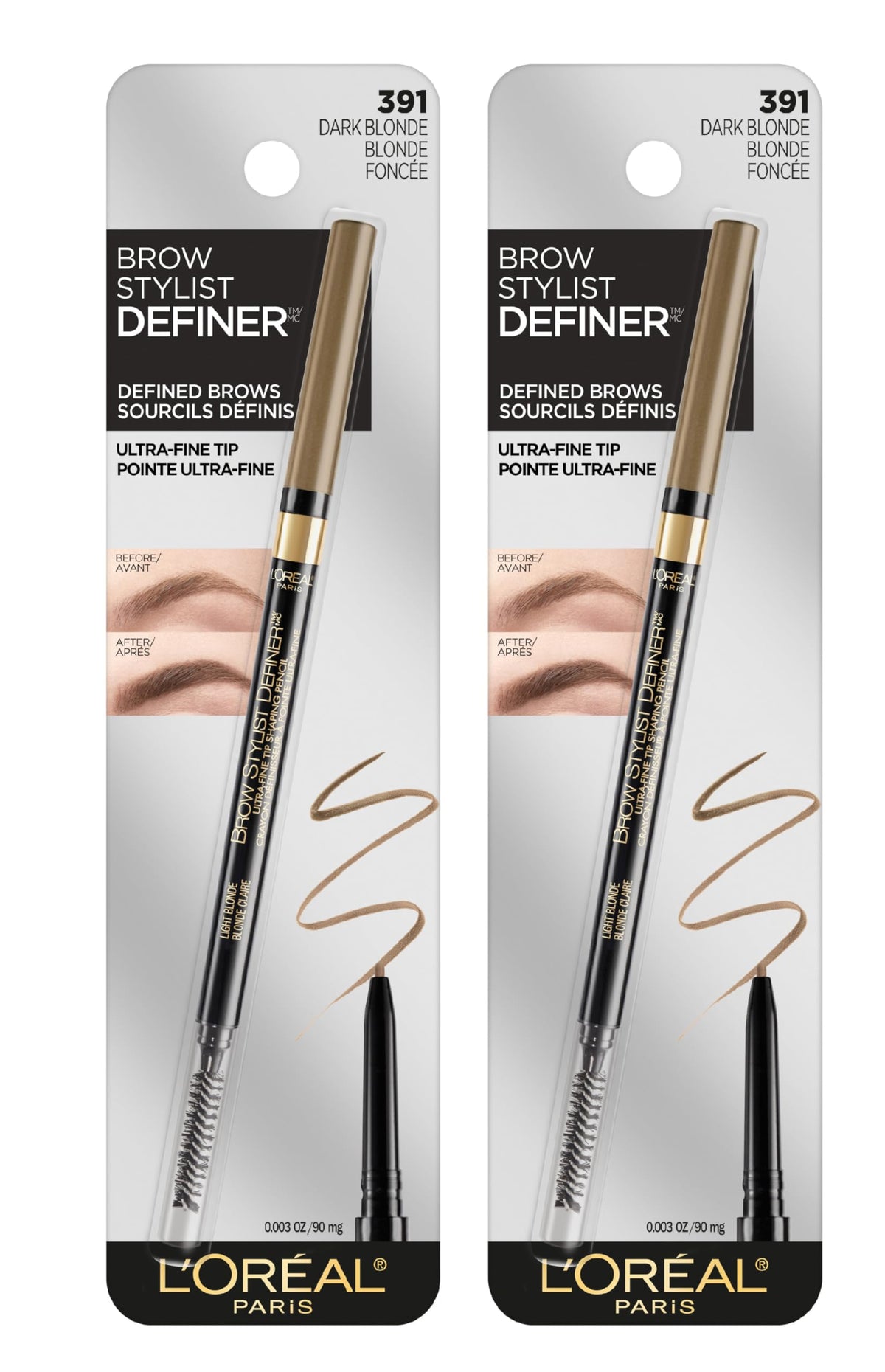 L'Oreal Paris ultra-fine tip close-up for precise hair-like strokes