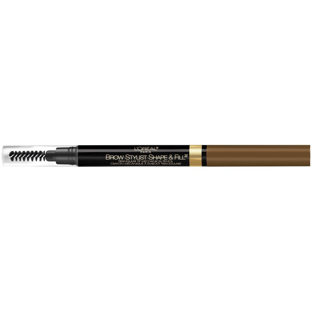 L'Oreal Paris pencil triangular tip close-up for precise shaping and shading