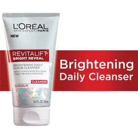 L'Oreal Paris cleanser on bathroom counter in routine setting delivering freshness