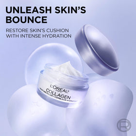L'Oreal Paris close-up of cream texture showing lightweight hydration