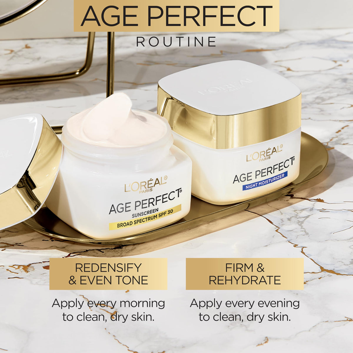 L'Oreal Paris packaging close-up highlighting elegant product design