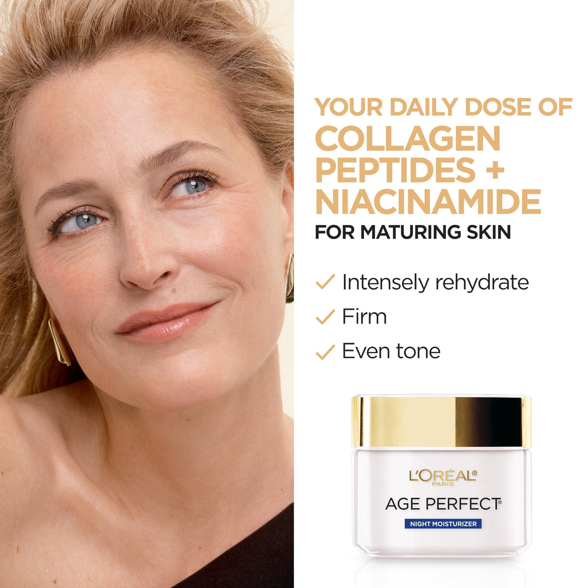 L'Oreal Paris open jar cream texture demonstrating fast absorption