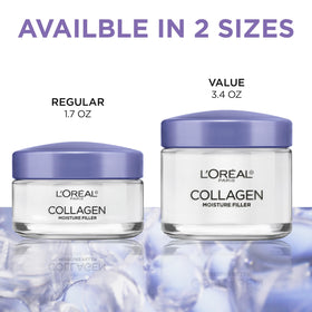 L'Oreal Paris cream used as a makeup base on face showing smooth, priming benefit