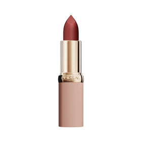 L'Oreal Paris lipstick tube front view showing Nude Nonchalant, easy nude payoff