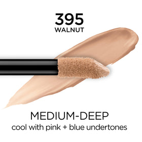 L'Oreal Paris closeup applicator displaying full-coverage tip for fast application