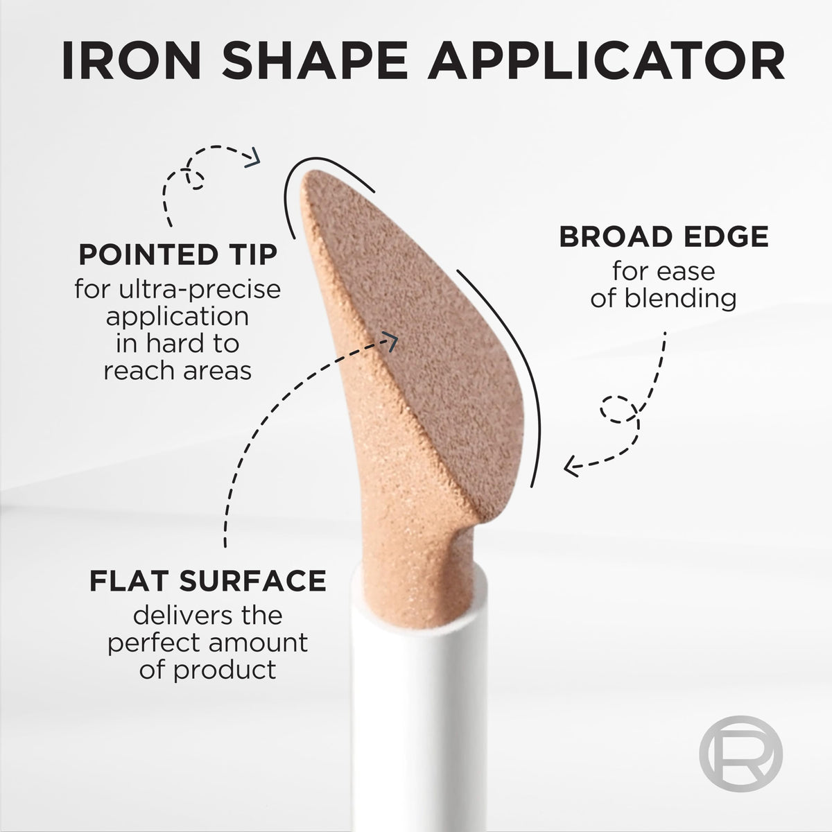 L'Oreal Paris creamy concealer texture demonstrating hydrating, smooth finish