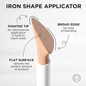 L'Oreal Paris creamy concealer texture demonstrating hydrating, smooth finish