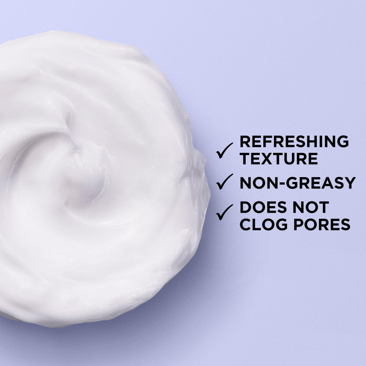 L'Oreal Paris cream applied on hand demonstrating fast absorption and non-greasy feel