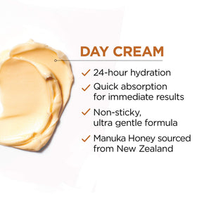 L'Oreal Paris cream spread on hand to show smooth, non-greasy finish