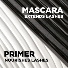 L'Oreal Paris mascara being applied to lashes for defined, smudgeproof wear