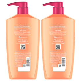 L'Oreal Paris Dream Lengths on bathroom shelf in lifestyle setting for daily routine