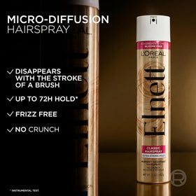L'Oreal Paris Elnett fine mist dispersing for even coverage and lightweight hold