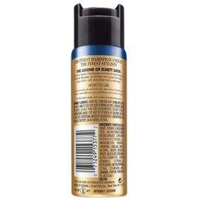 L'Oreal Paris Elnett fine mist spraying on hair demonstrates even coverage benefit