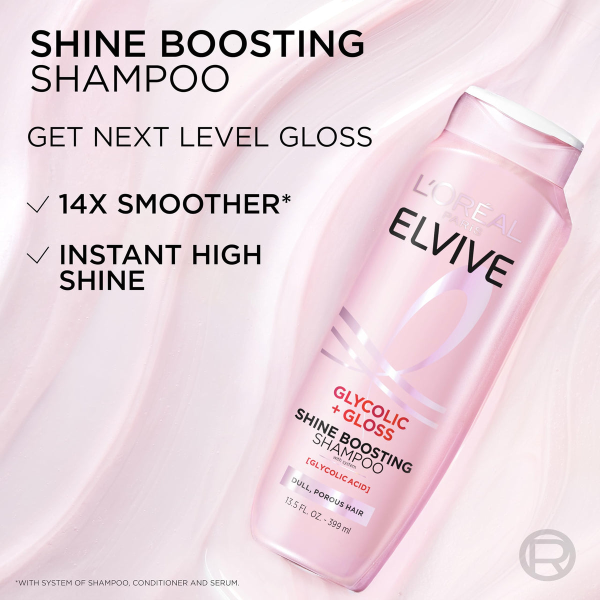 L'Oreal Paris conditioner cream detail showing rich spreadability for detangling