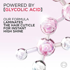 L'Oreal Paris shampoo texture in palm highlighting lightweight cleansing formula