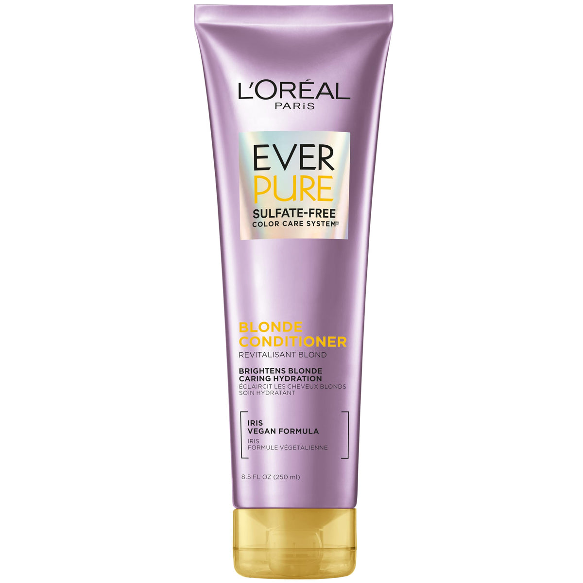L'Oreal Paris front packaging showing bottle and brand for clear identification