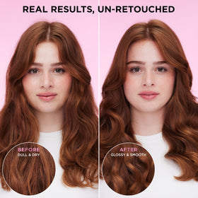 L'Oreal Paris label close-up highlighting glycolic acid and ingredient clarity benefit
