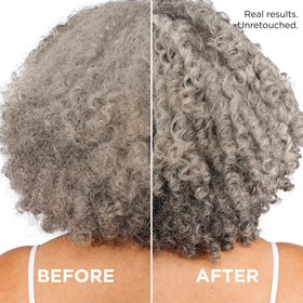 L'Oreal Paris EverPure applied to wet hair to detangle and prepare curls for styling