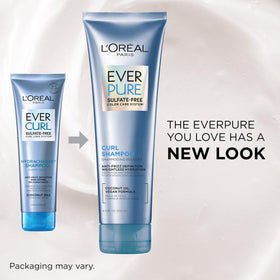 L'Oreal Paris EverPure creamy conditioner texture that hydrates curls without heaviness