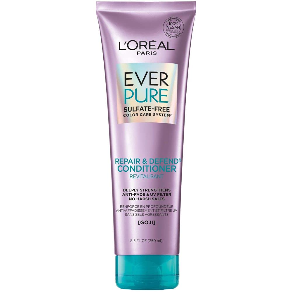 L'Oreal Paris front packaging showing label and volume, clear product identity benefit