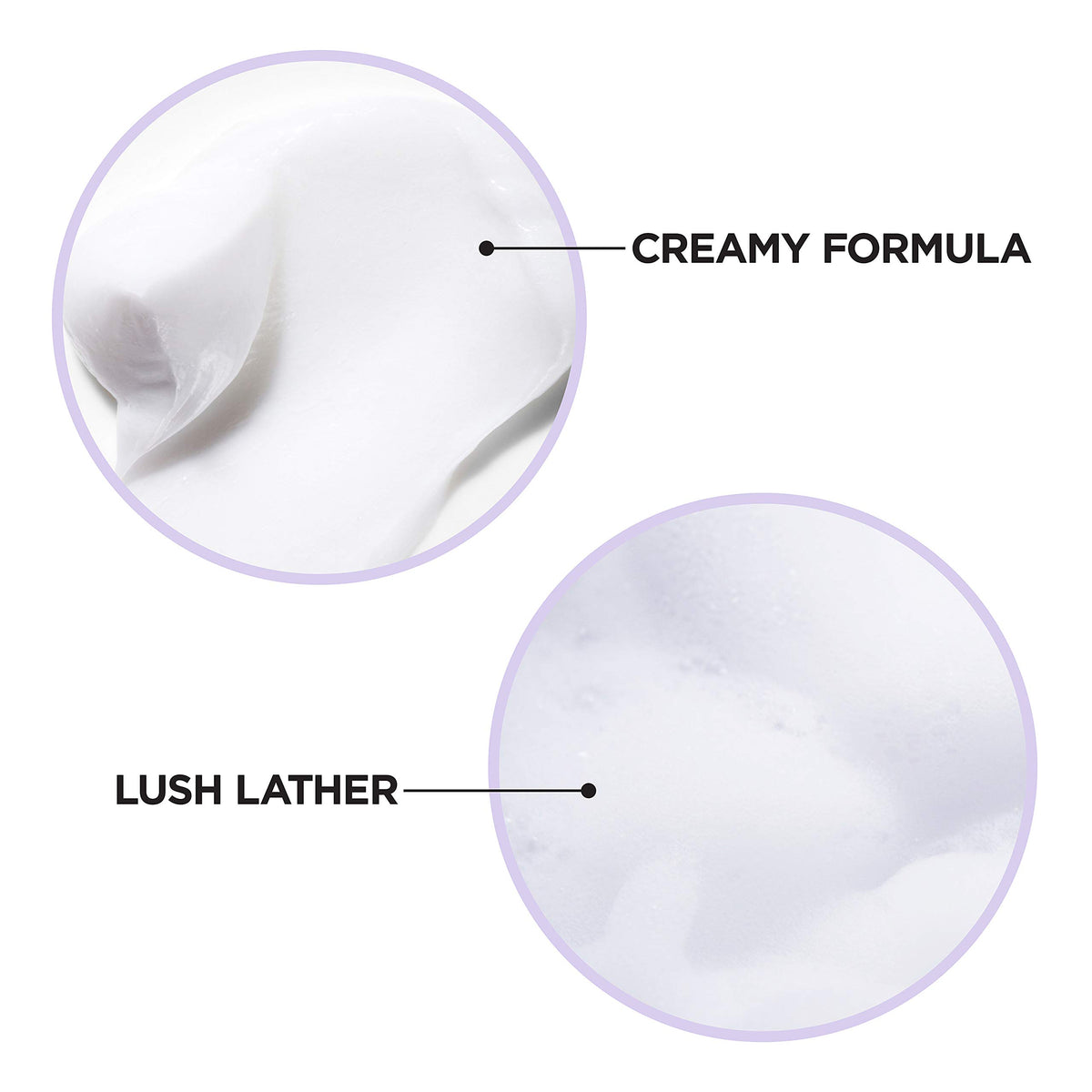 L'Oreal Paris label detail highlighting marula oil and sulfate-free benefit