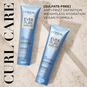 L'Oreal Paris EverPure cap detail illustrating easy dispensing and mess-free use