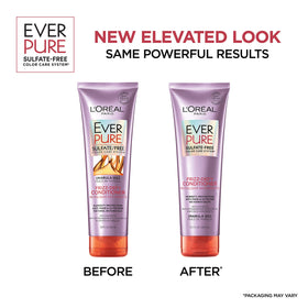 L'Oreal Paris conditioner creamy texture close-up for easy detangling