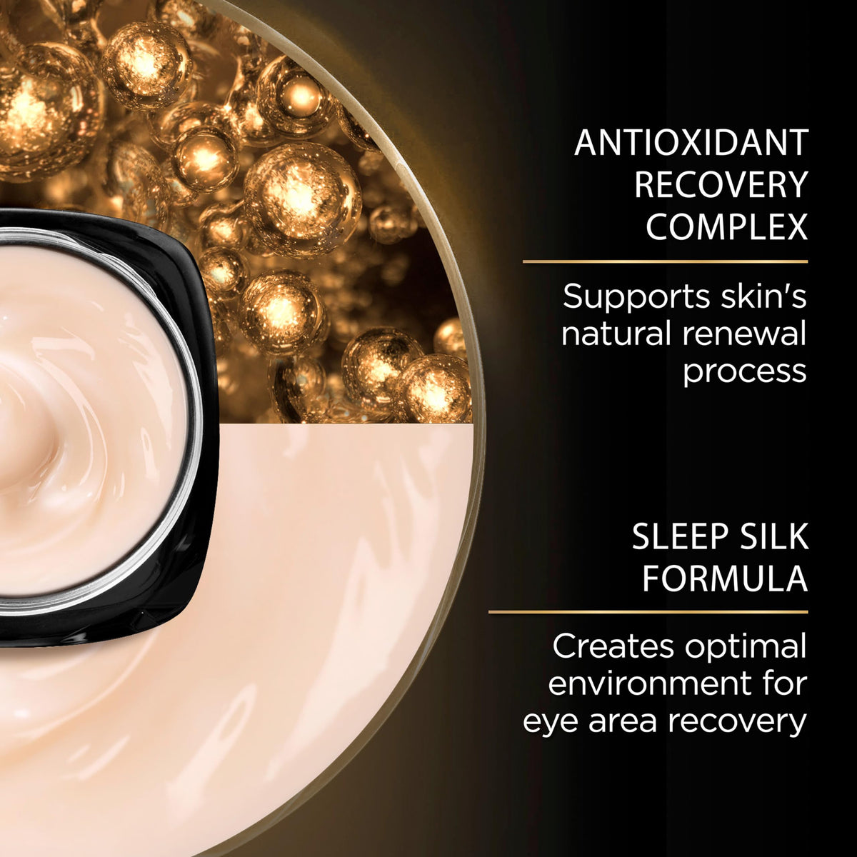 L'Oreal Paris jar held in hand illustrating compact size and travel benefit