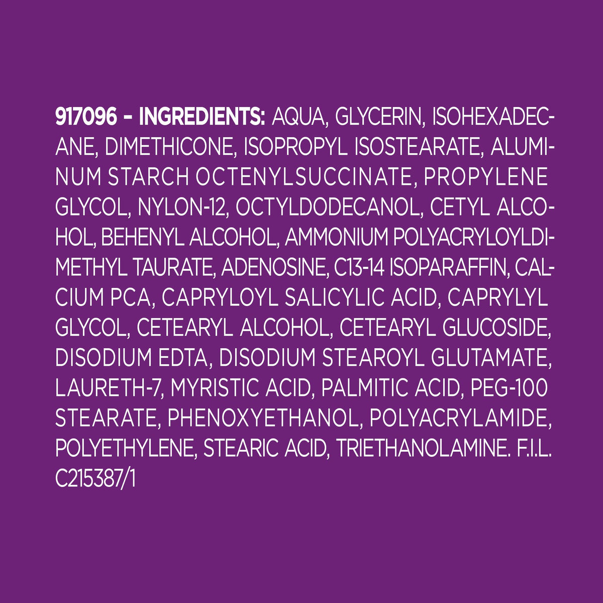 L'Oreal Paris ingredient focus shot highlighting calcium to support thinner eye-area skin